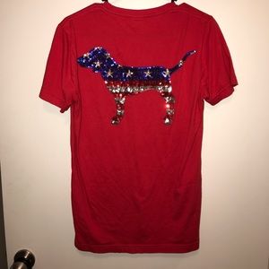 Victoria’s Secret USA dog shirt